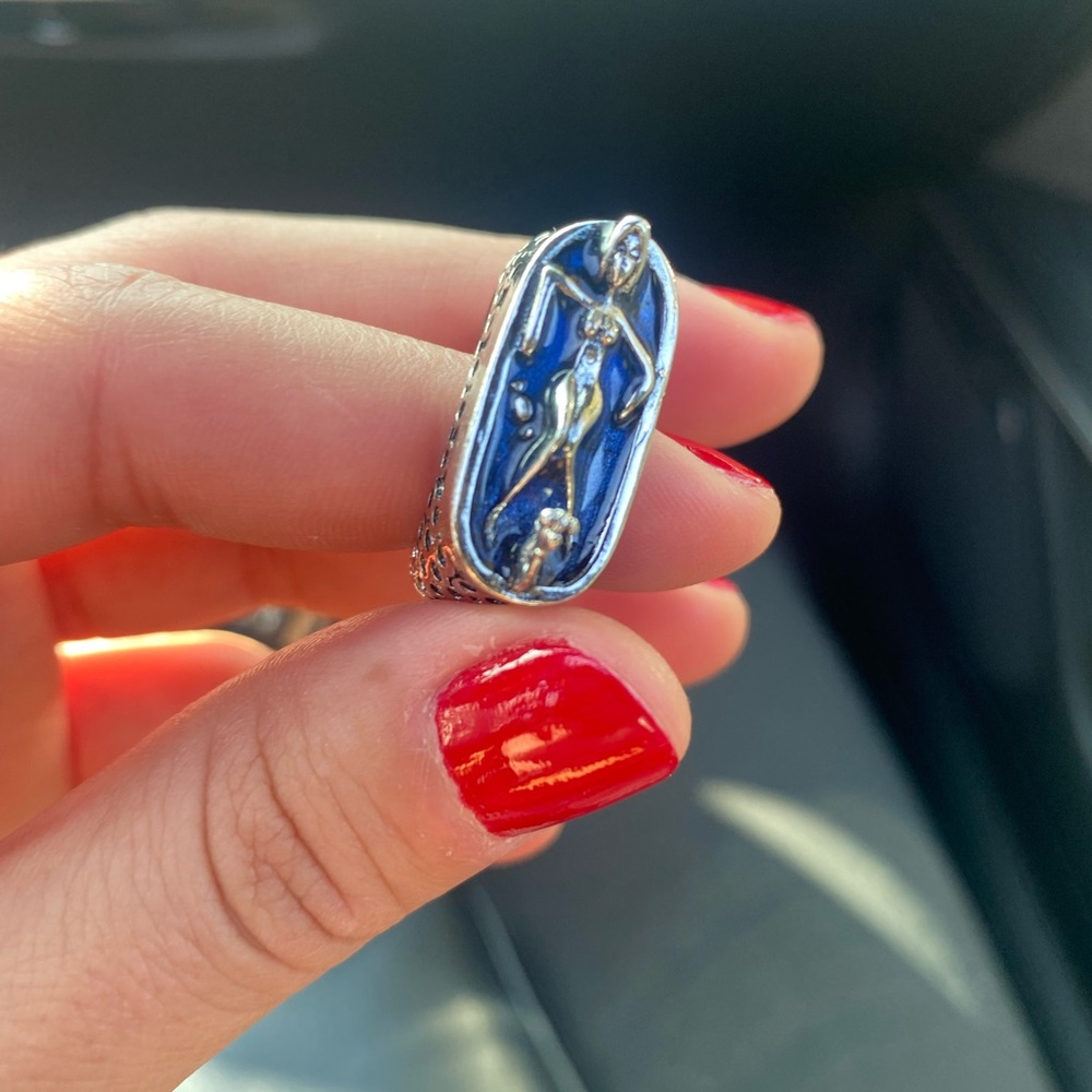 Skeleton Coffin Ring - image 2